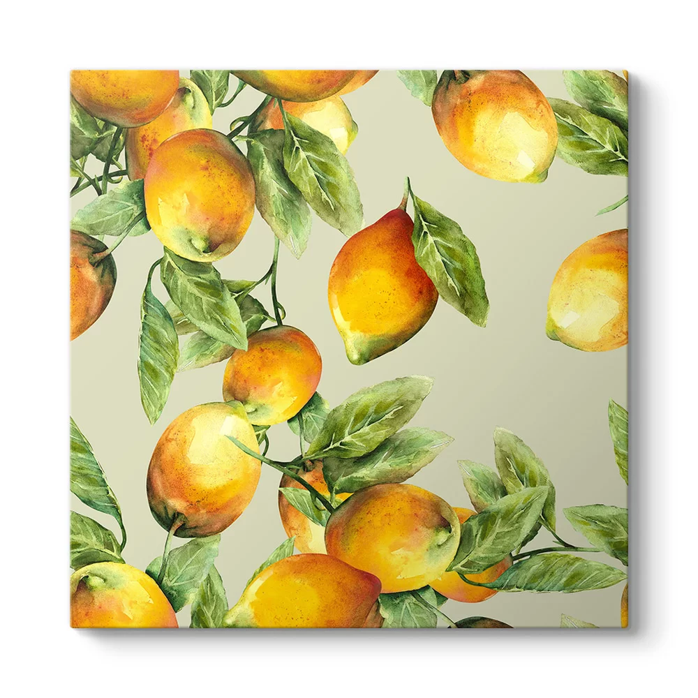 Dalında Limonlar Tablosu - Model 3